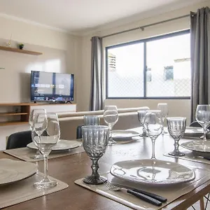  Apartamento Dca51 - Pe Na Areia, Churrasqueira, 2 Garagens